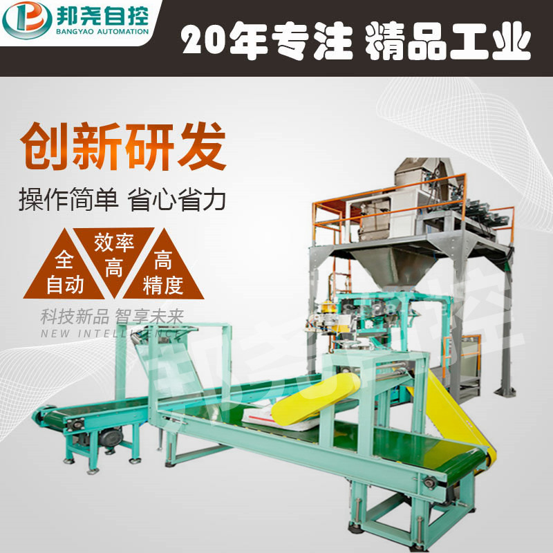 塑料顆粒全自動定量包裝秤 自動計量包裝碼垛機(jī) 顆粒定量包裝機(jī)-1